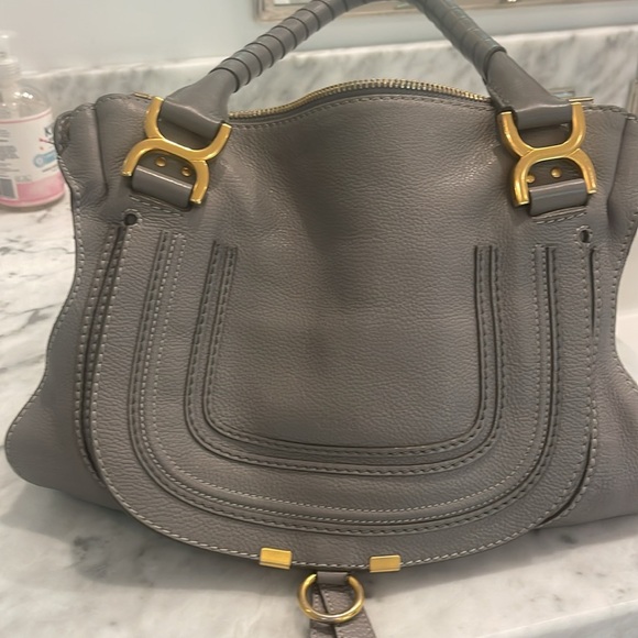 Chloe Marcie medium Grey purse - Picture 2 of 3